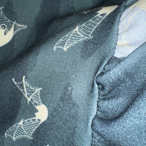 Pinup Girl Clothing Victorian Bats Print Dress SMALL - Picture 5 of 9